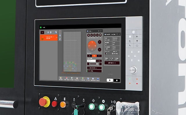 SmoothEDGE CNC system with touchscreen processing controls