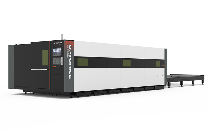 OPTONICS Lz series 2D fiber laser cutting machine with dual pallet changer