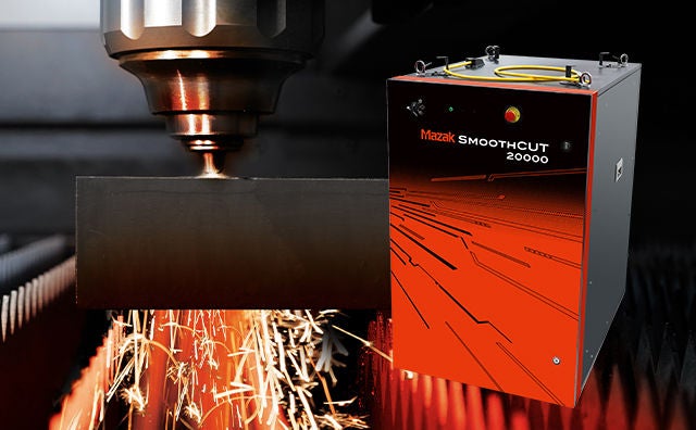 Mazak SmoothCUT fiber laser oscillator for stable high-quality cutting