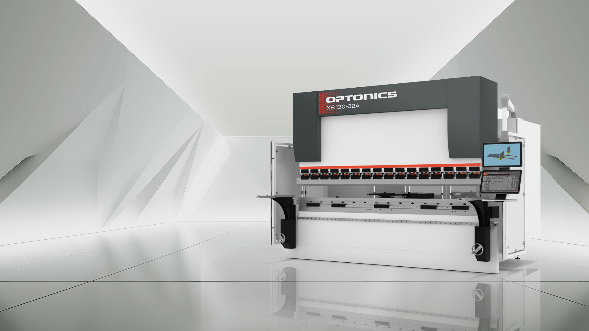 XB series hybrid press brake with multi-axis bend control